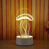 Lampe 3D Méduse