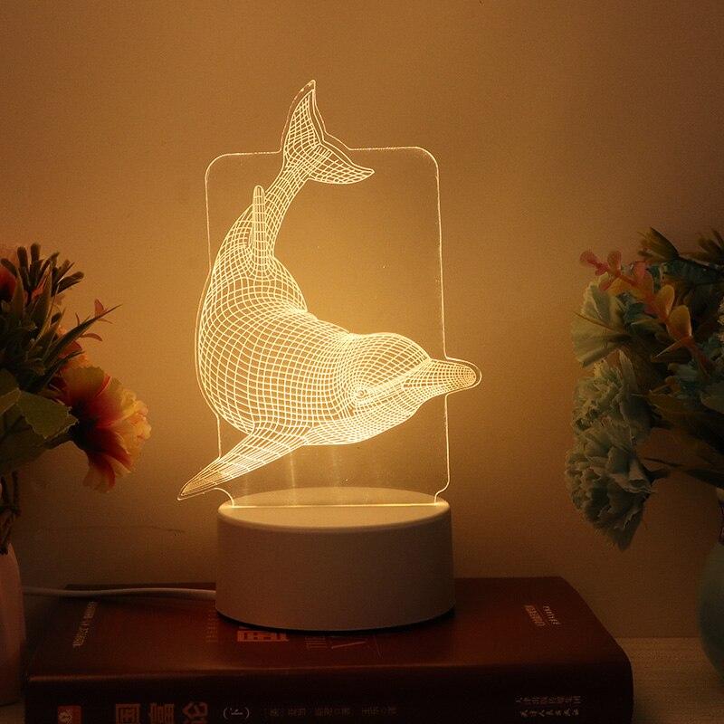 Lampe 3D Dauphin