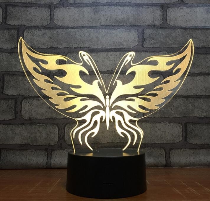 Lampe 3D Papillon Design