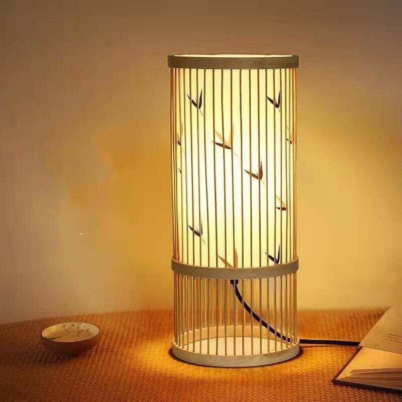 Lampe de chevet Japonaise Bambou Zen