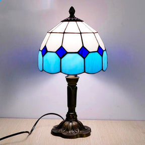 Lampe de Chevet Vintage Tiffany Bleue