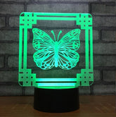 Lampe 3D Papilllon