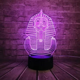 Lampe 3D Pharaon