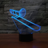 Lampe 3D Instrument de Musique