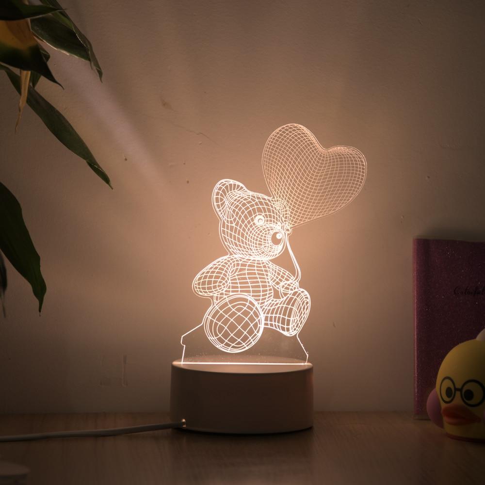 Lampe 3D Nounours